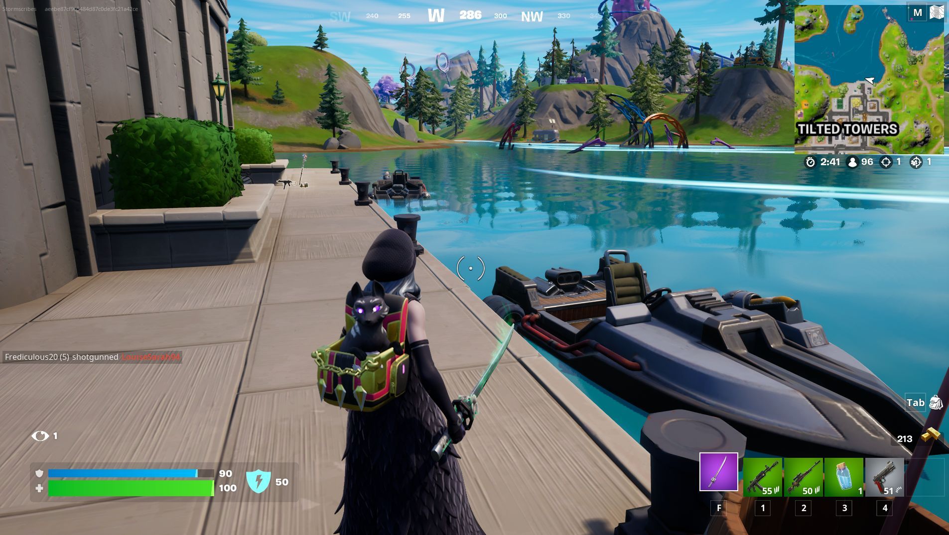 Fortnite Zero Point location and where to visit the Zero Point in a motorboat